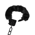 Black Furry Cuffs - Pleasure Bound at Spencer's