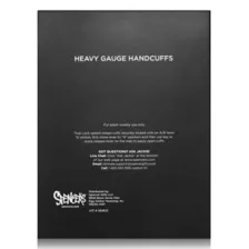 Heavy Gauge Handcuffs - Pleasure Bound at Spencer's