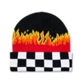 Lightning McQueen Checker Flame Cuff Beanie Hat - Cars at Spencer's