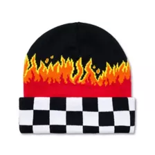 Lightning McQueen Checker Flame Cuff Beanie Hat - Cars at Spencer's