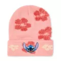 Lilo & Stitch Floral Knit Beanie Hat at Spencer's