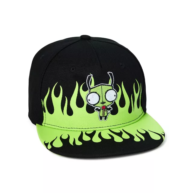 Gir Flames Snapback Hat - Invader Zim at Spencer's