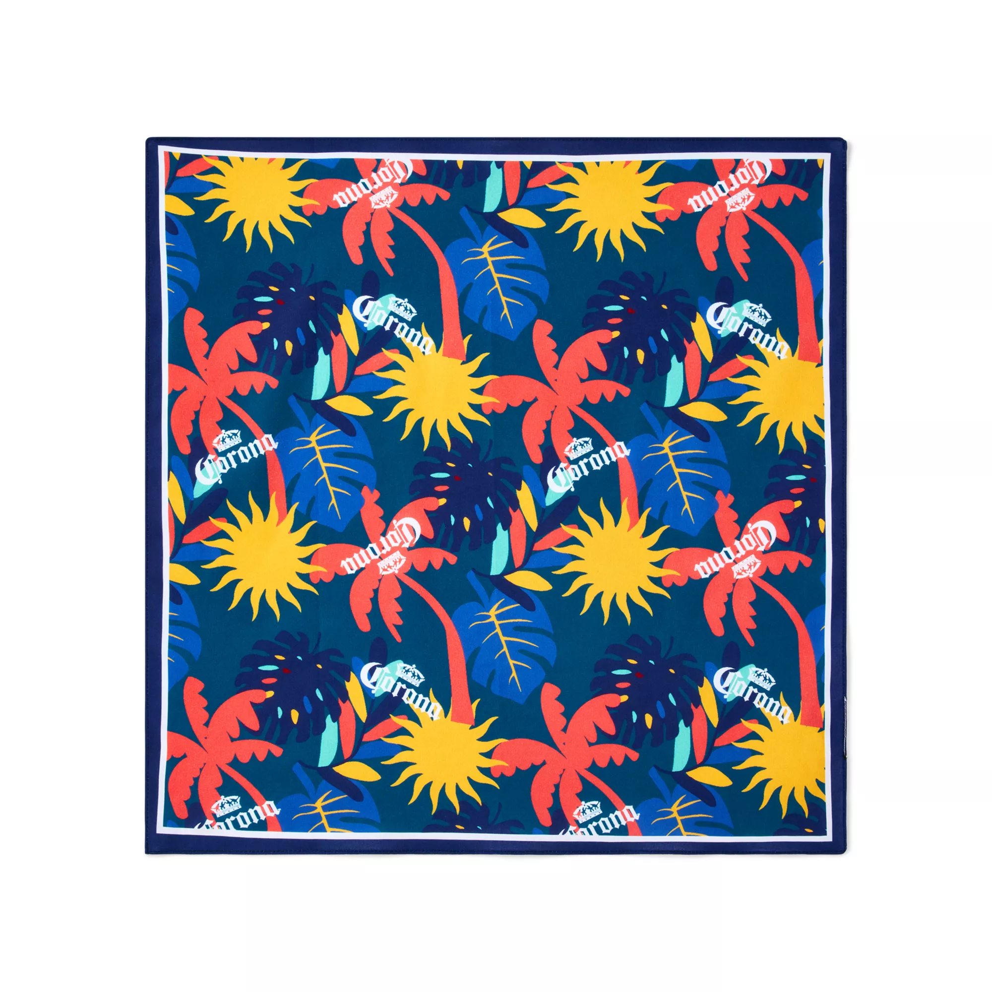 Palm Trees Sun Print Bandana - Corona at Spencer's