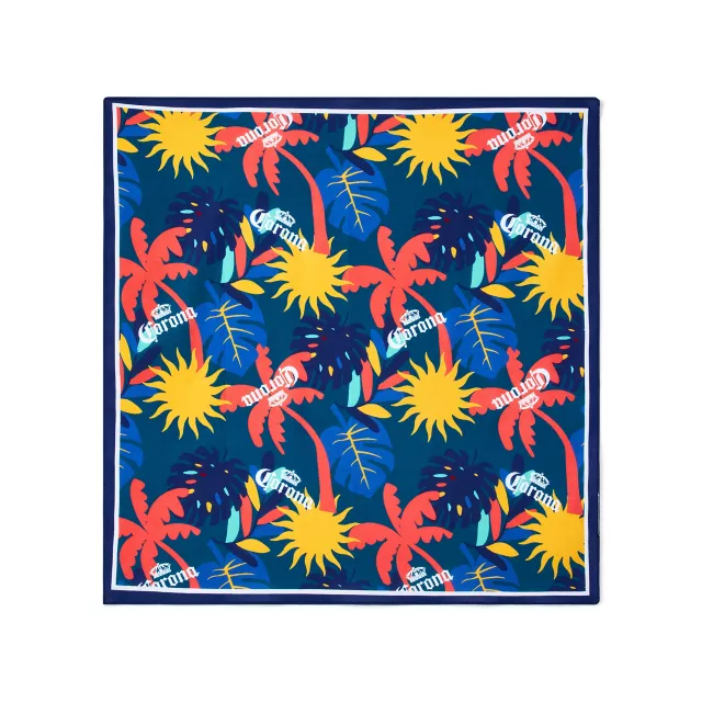 Palm Trees Sun Print Bandana - Corona at Spencer's