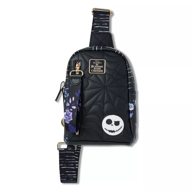 Jack Skellington Quilted Sling Bag - The Nightmare Before Christmas at Spencer's