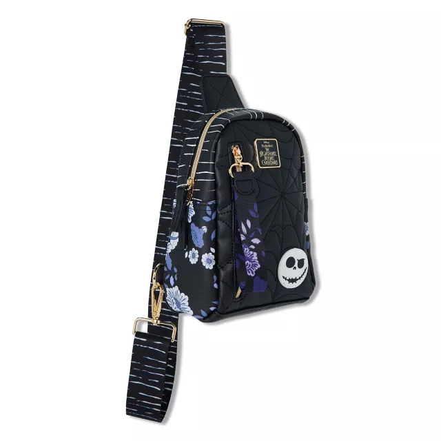 Jack Skellington Quilted Sling Bag - The Nightmare Before Christmas at Spencer's