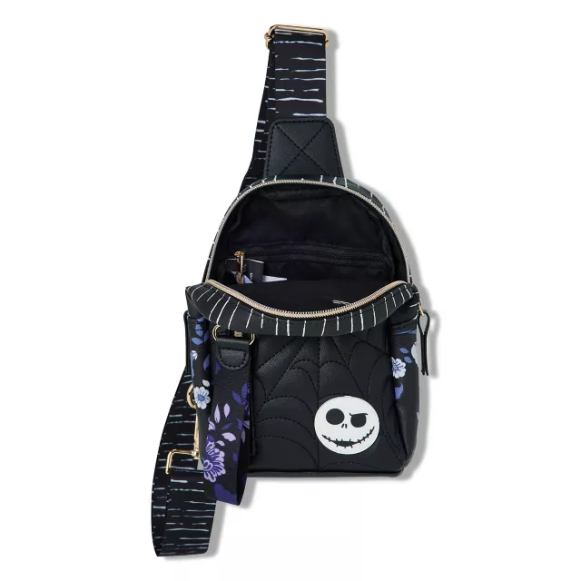Jack Skellington Quilted Sling Bag - The Nightmare Before Christmas at Spencer's