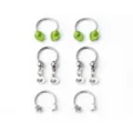 Multi-Pack Alien Horseshoe Rings 3 Pair - 16 Gauge at Spencer's