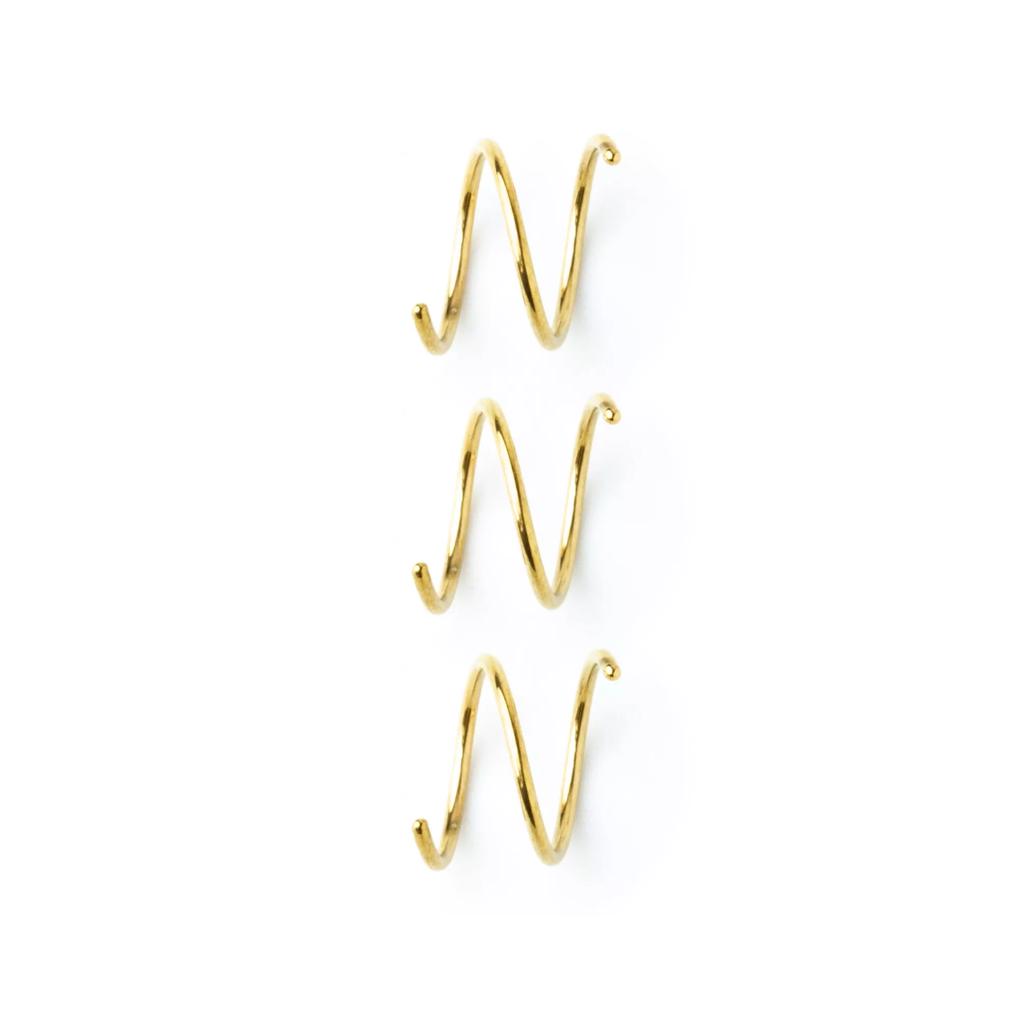 Multi-Pack Goldtone Spiral Nose Hoops 3 Pack - 20 Gauge at Spencer's