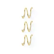 Multi-Pack Goldtone Spiral Nose Hoops 3 Pack - 20 Gauge at Spencer's