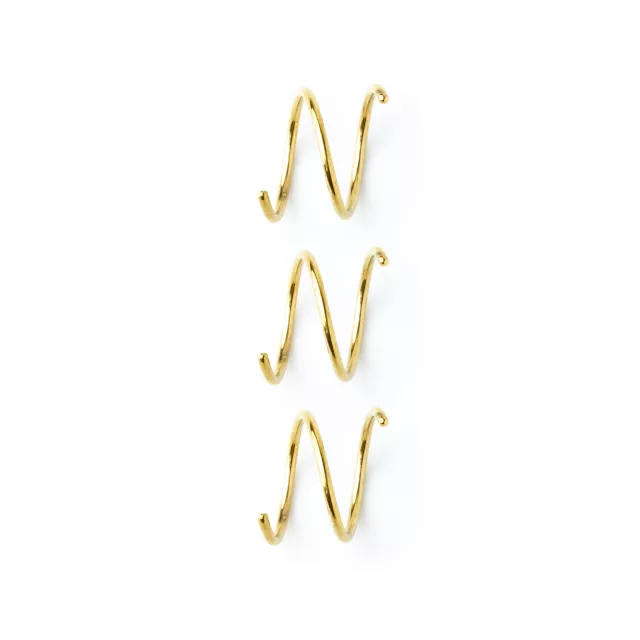 Multi-Pack Goldtone Spiral Nose Hoops 3 Pack - 20 Gauge at Spencer's