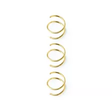 Multi-Pack Goldtone Spiral Nose Hoops 3 Pack - 20 Gauge at Spencer's