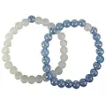 Blue and White Long Distance Beaded Bracelets at Spencer's