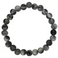 Multi-Pack Black and Grey Long Distance Beaded Bracelets - 2 Pack at Spencer's