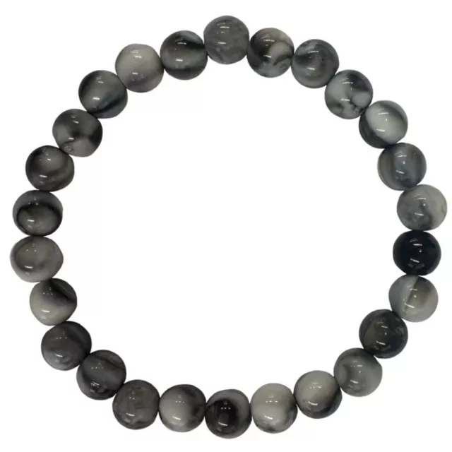 Multi-Pack Black and Grey Long Distance Beaded Bracelets - 2 Pack at Spencer's