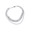 Silvertone Wallet Chain at Spencer's