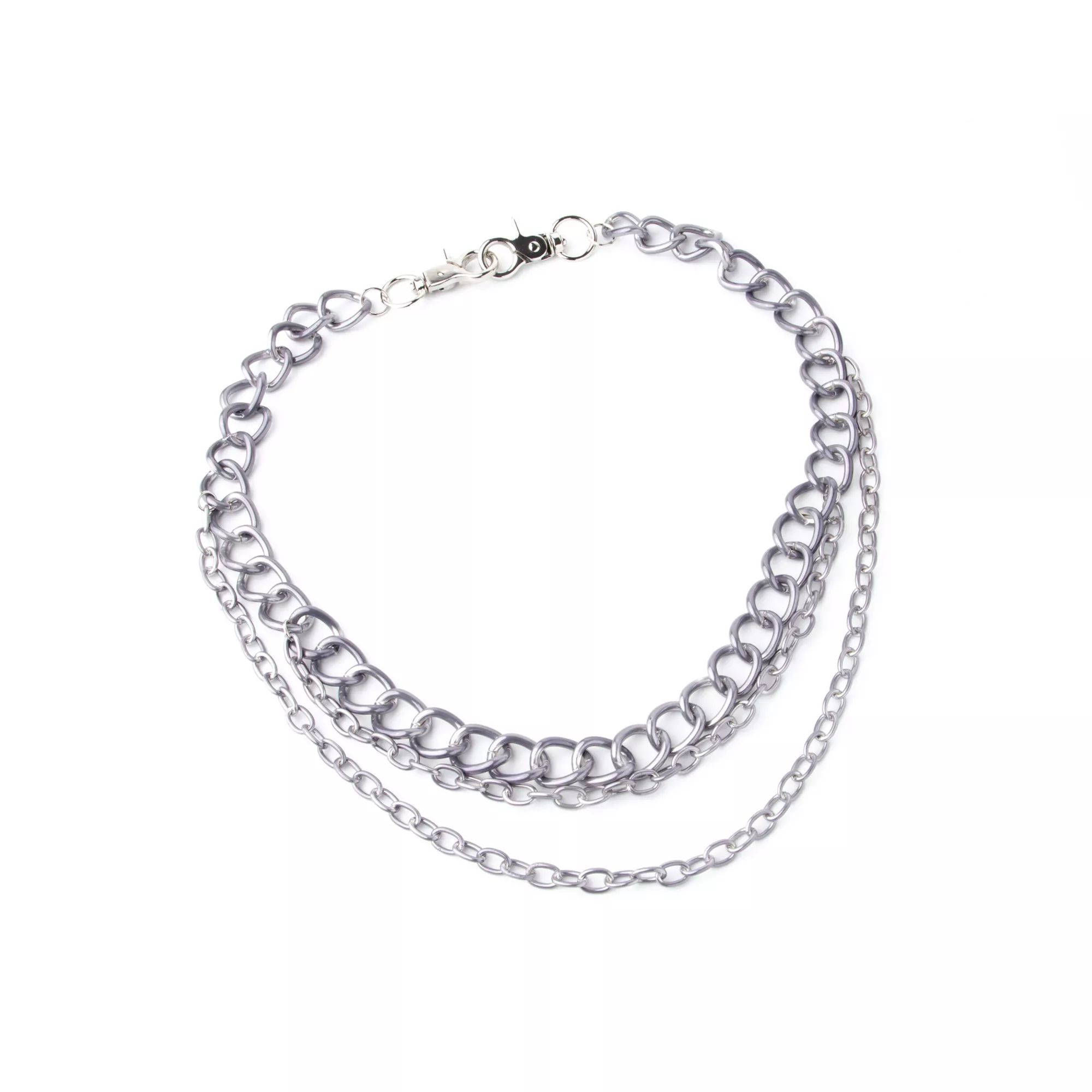 Silvertone Wallet Chain at Spencer's