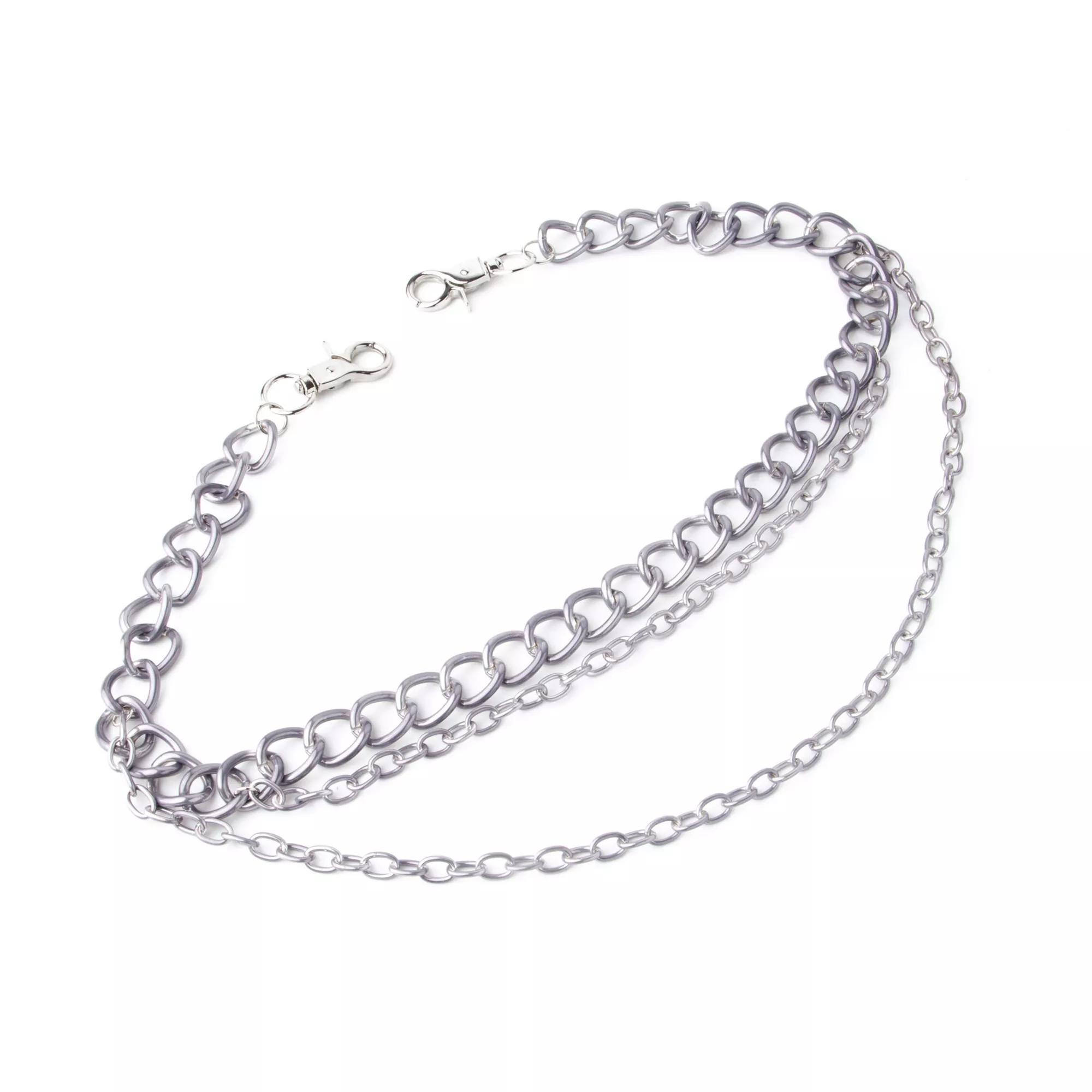 Silvertone Wallet Chain