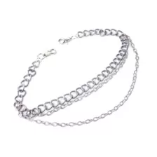 Silvertone Wallet Chain at Spencer's
