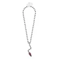 Bat Cross Coffin Rosary Necklace at Spencer's