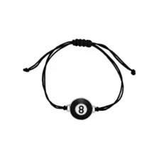 Multi-Pack Cherry and 8-Ball Chain Bracelets - 5 Pack at Spencer's