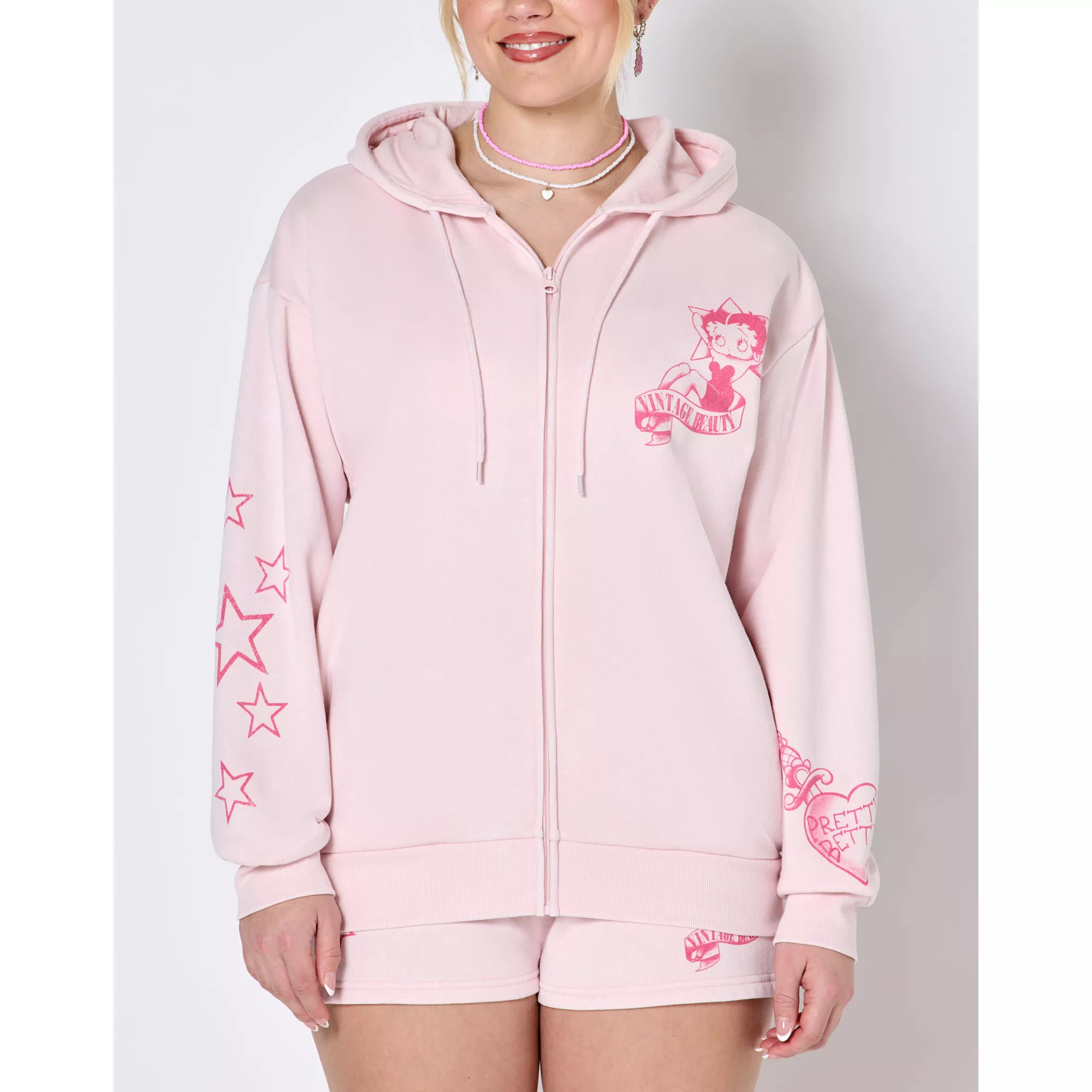 Betty Boop Zip Hoodie at Spencer's