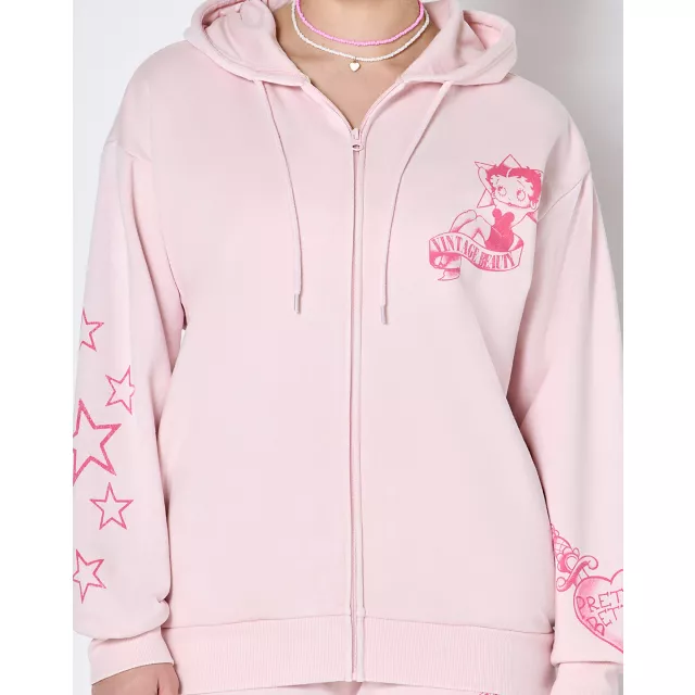 Betty Boop Zip Hoodie at Spencer's