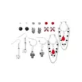 Multi-Pack Gothic Studs and Dangle Earrings - 9 Pair at Spencer's