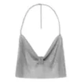 Silver Chain Bow Crop Top at Spencer's