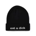 Eat a Dick Cuff Beanie Hat at Spencer's