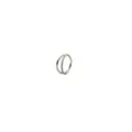 CZ Silvertone Hinged Double Hoop Cartilage Earring - 18 Gauge at Spencer's
