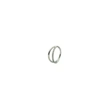 CZ Silvertone Hinged Double Hoop Cartilage Earring - 18 Gauge at Spencer's