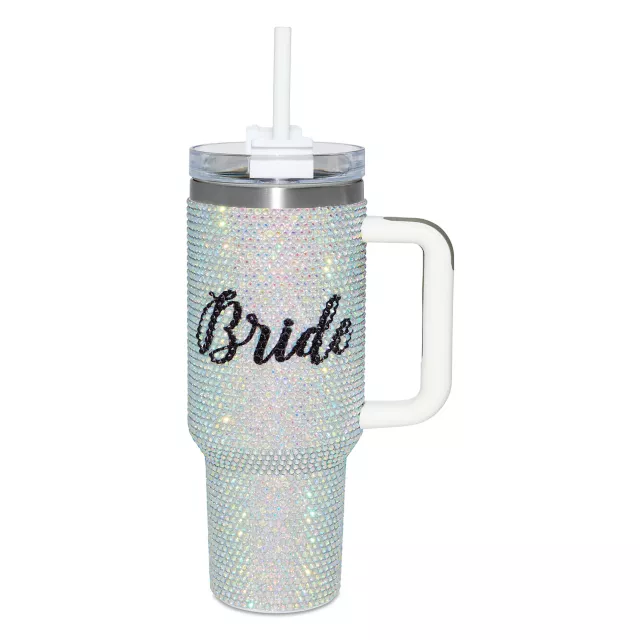 Bride Travel Tumbler with Straw - 40 oz. at Spencer's