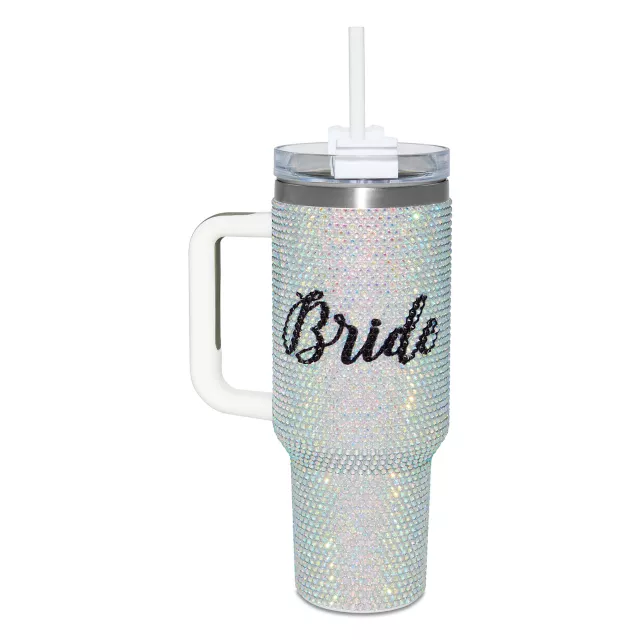 Bride Travel Tumbler with Straw - 40 oz. at Spencer's