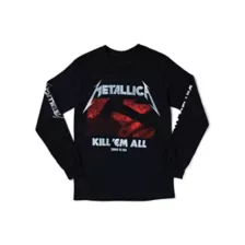 Kill 'Em All Long Sleeve T Shirt - Metallica at Spencer's