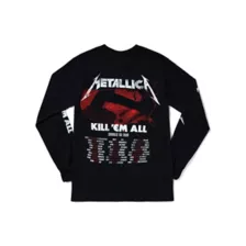 Kill 'Em All Long Sleeve T Shirt - Metallica at Spencer's