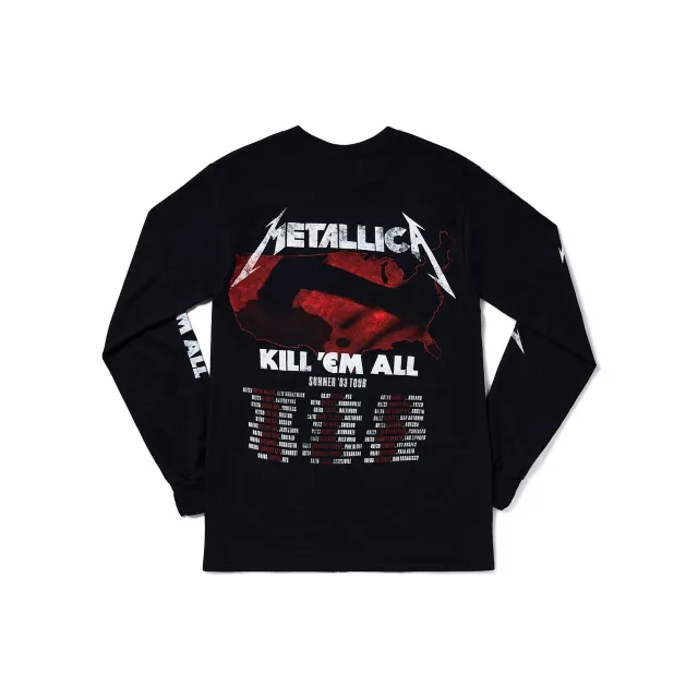 Kill 'Em All Long Sleeve T Shirt - Metallica at Spencer's