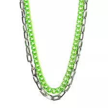 Green and Silvertone Wallet Chain at Spencer's