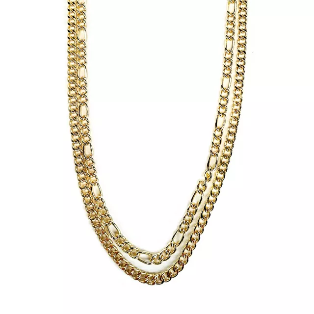 Goldtone Chain Link Multi-Row Wallet Chain at Spencer's
