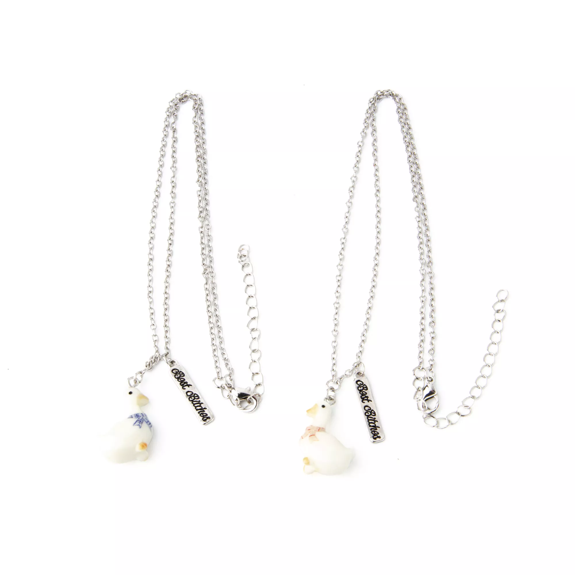 Goose Charm Bestie Necklaces - 2 Pack at Spencer's