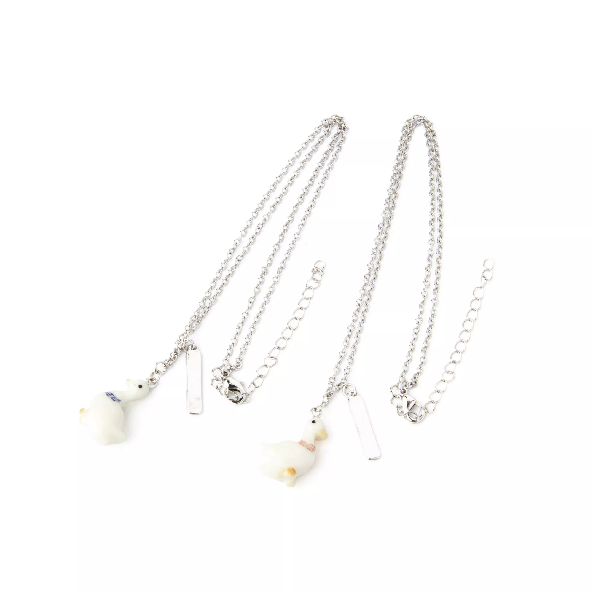 Goose Charm Bestie Necklaces - 2 Pack at Spencer's