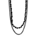 Multi-Pack Hematite Neck Hem and Rope Braid Necklaces - 2 Pack at Spencer's