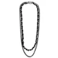Multi-Pack Hematite Neck Hem and Rope Braid Necklaces - 2 Pack at Spencer's