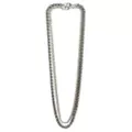 Multi-Pack Silvertone Braided Curb Chain Necklaces - 2 Pack at Spencer's