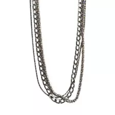 Multi-Pack Silvertone Snake and Oval Chain Necklaces - 3 Pack at Spencer's