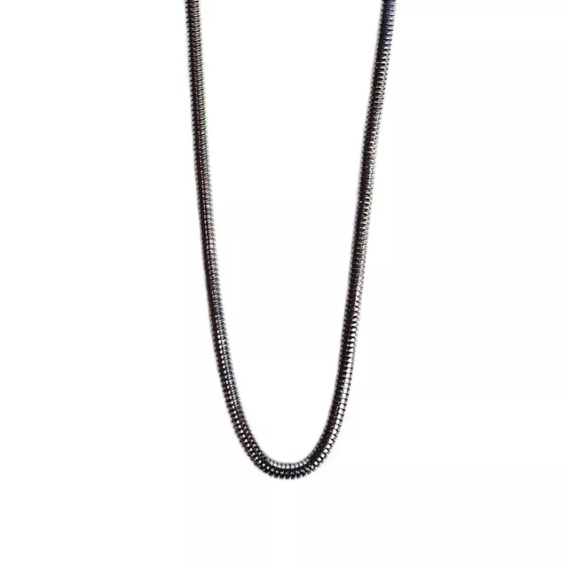 Hematite Tight Snake Chain Necklace at Spencer's