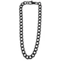 Black Thick Curb Chain Necklace at Spencer's