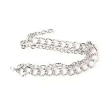 Silvertone Double Row Chunky Choker Necklace at Spencer's