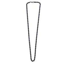 Black Rope Chain Necklace at Spencer's