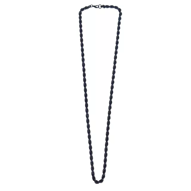 Black Rope Chain Necklace at Spencer's